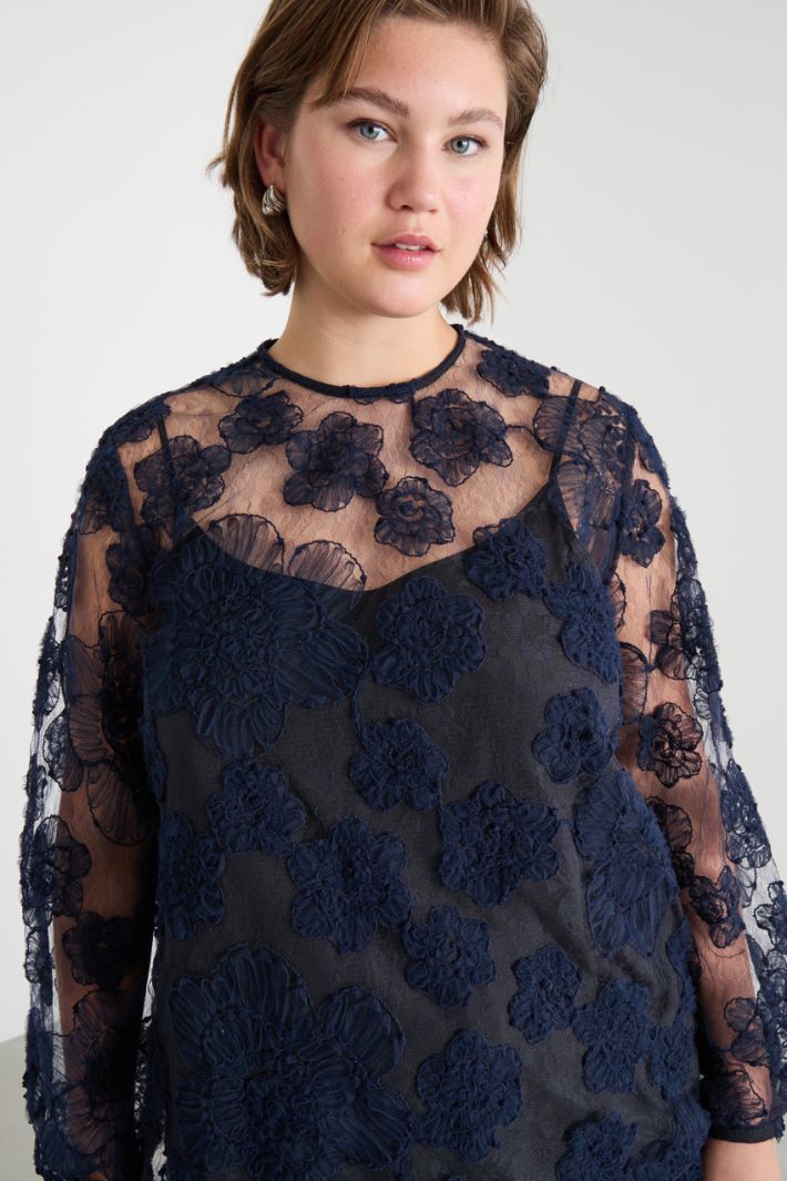 Blusa in pizzo ricamato Intrend - 3