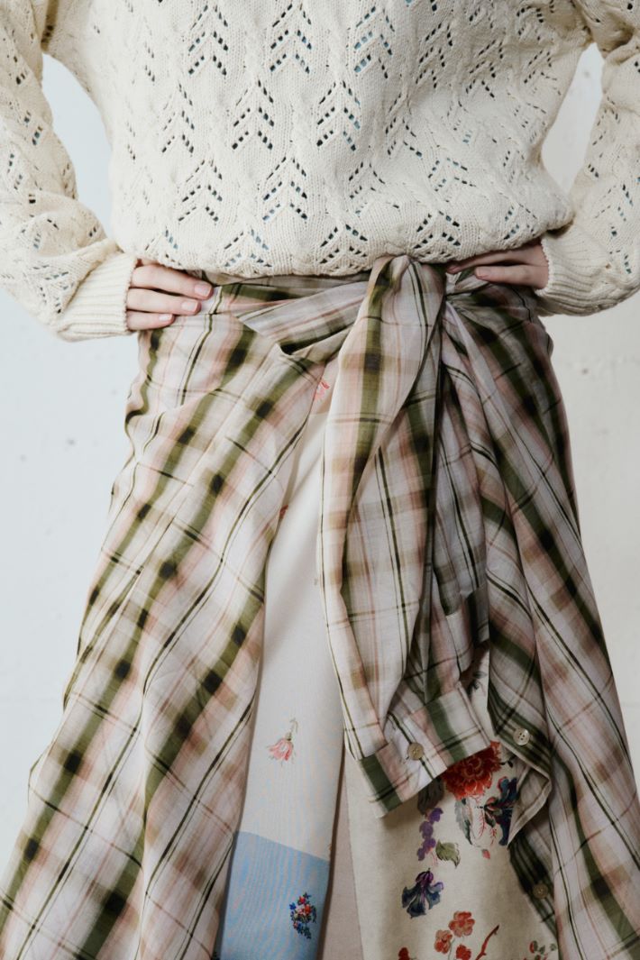 Tartan voile tunic and top Intrend - 6