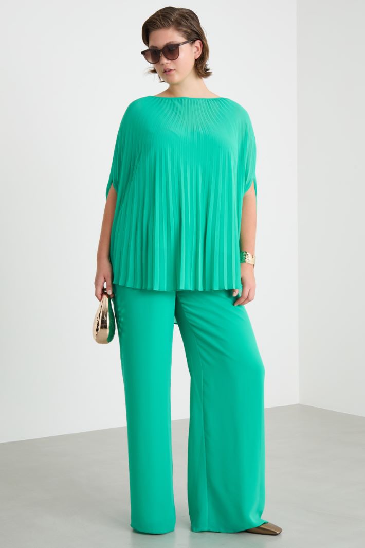 Casacca in georgette plissé Intrend