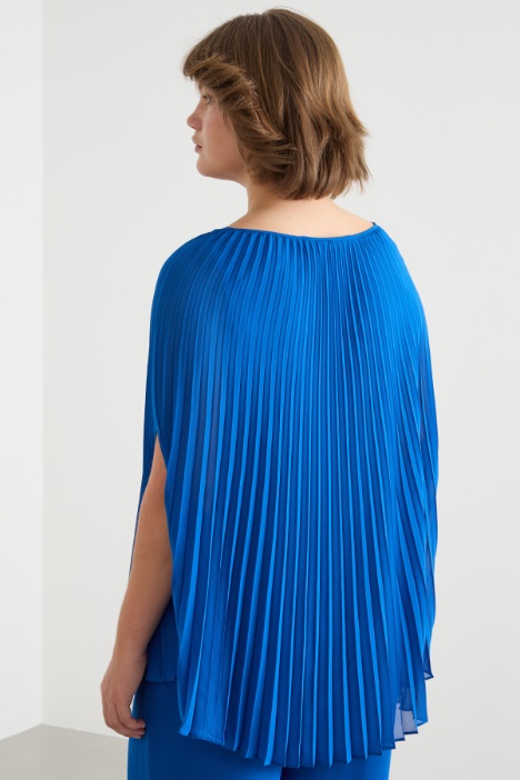 Casacca in georgette plissé