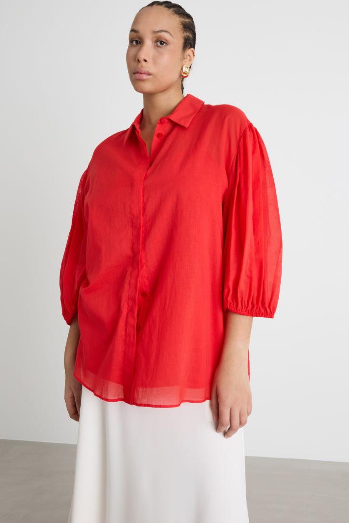 Casacca in voile con manica balloon Intrend - 2