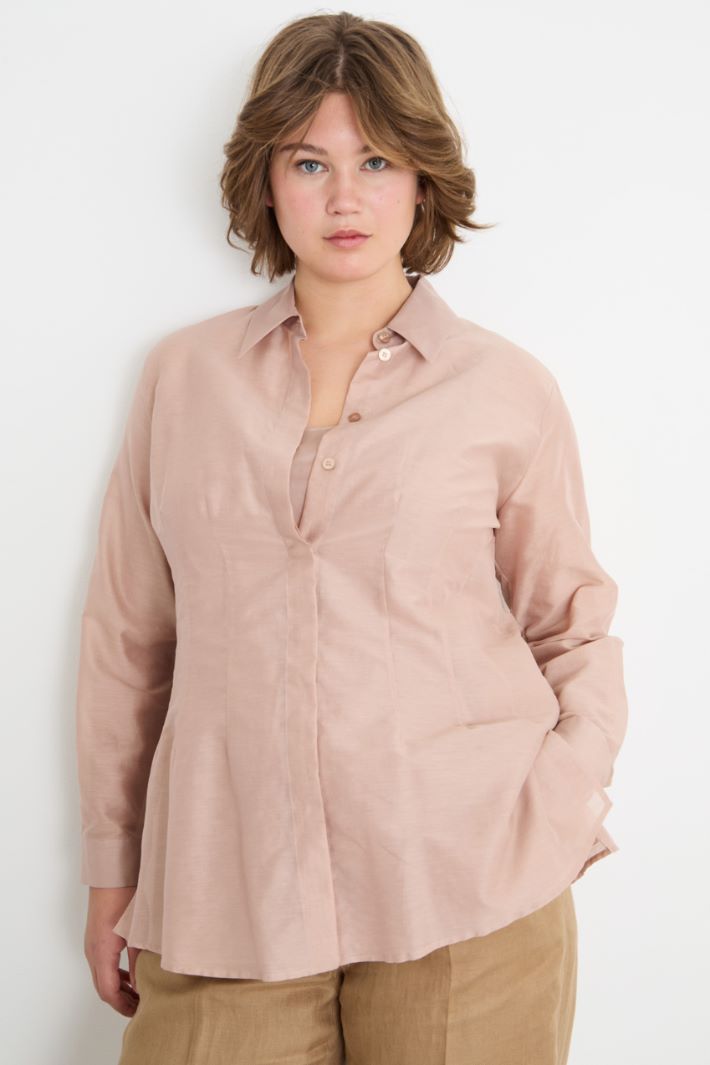 Blusa aderente in voile Intrend - 2