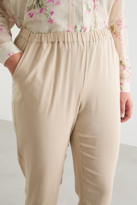 Casacca in voile stampato