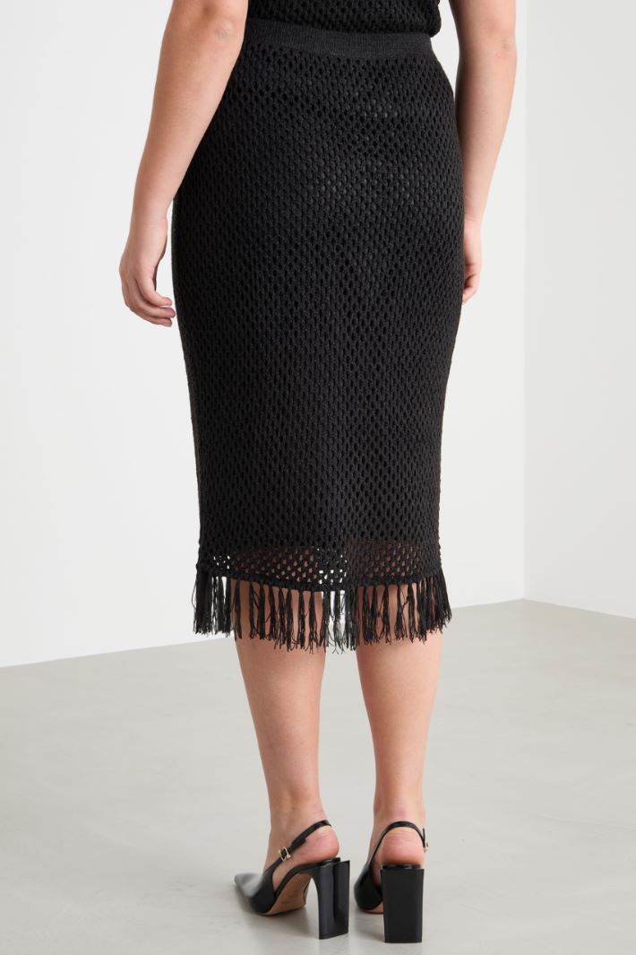 Open-knit pencil skirt Intrend - 4