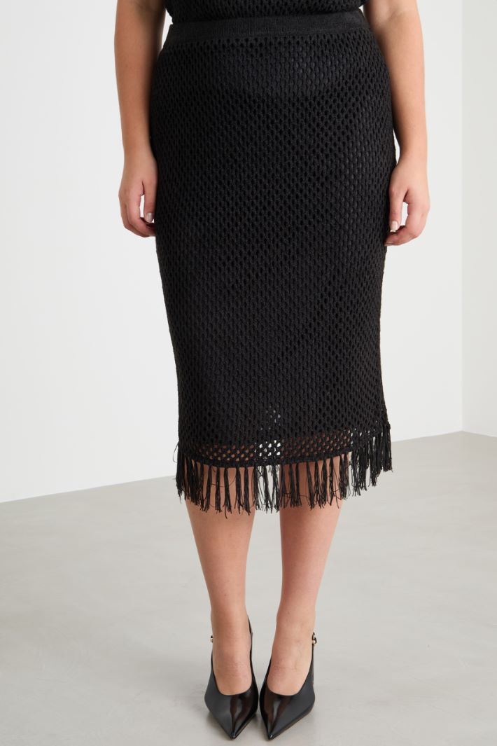 Open-knit pencil skirt Intrend - 2