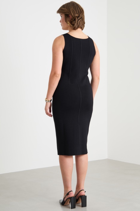 Abito a tubino in maglia