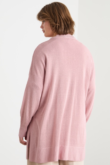 Cardigan con cintura