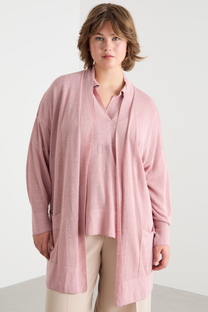 Belted cardigan Intrend - 3