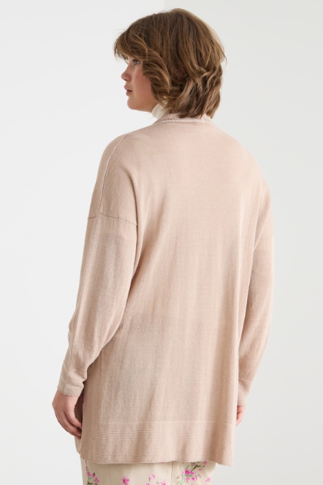 Cardigan con cintura