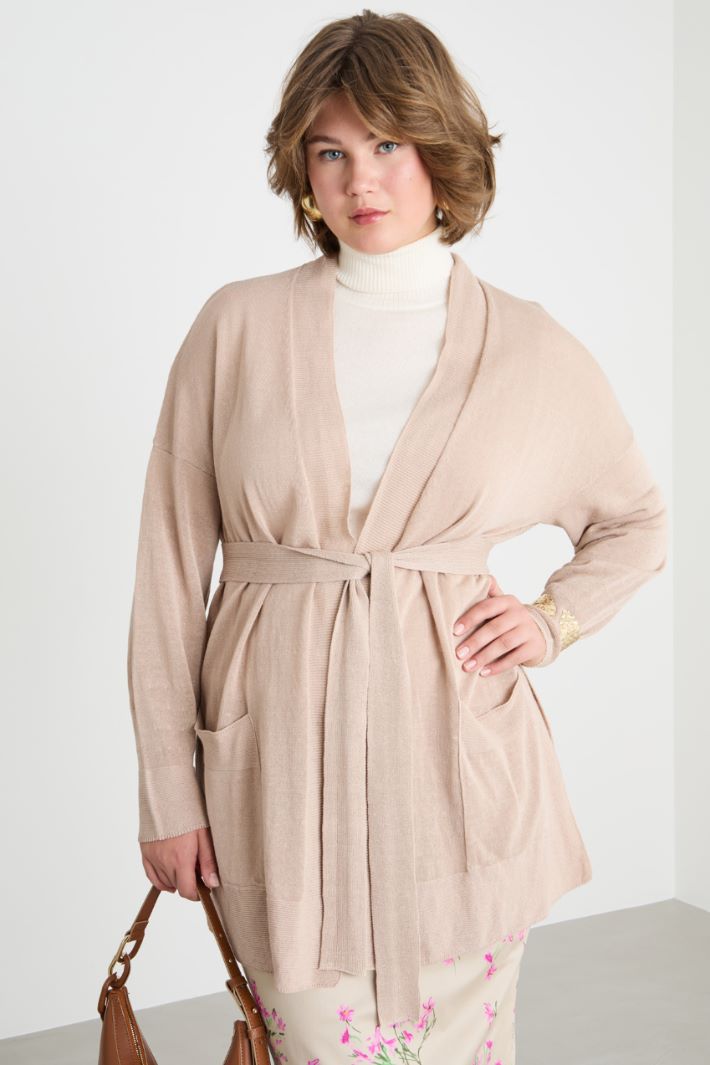 Belted cardigan Intrend - 2