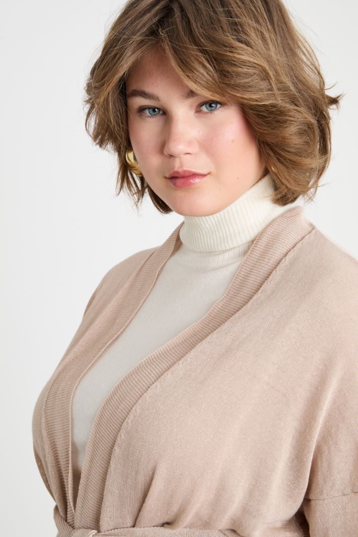 Belted cardigan Intrend - 3