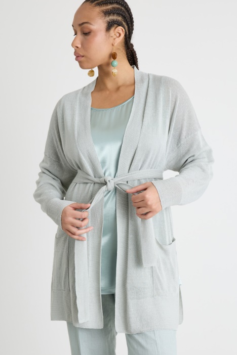 Cardigan con cintura Intrend