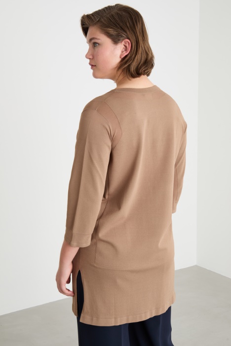 Cardigan lungo con tasche