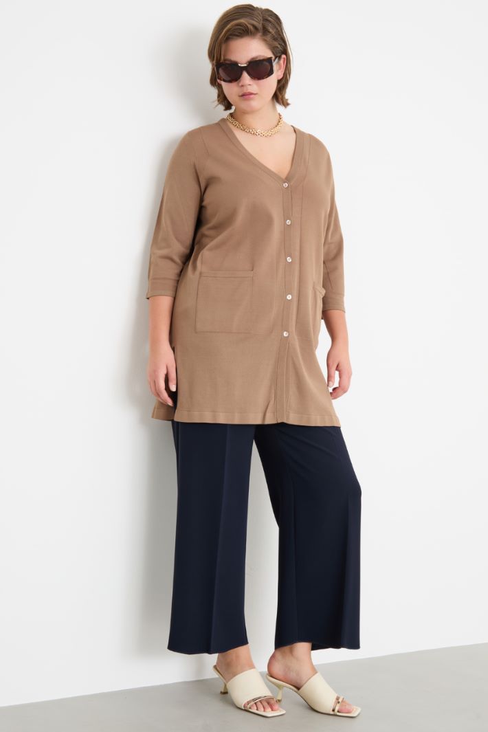 Longline Viscose Cardigan Intrend