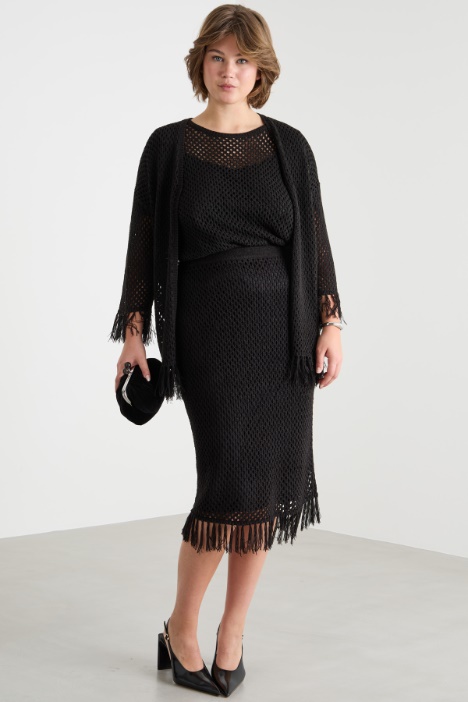 Open-knit cardigan Intrend