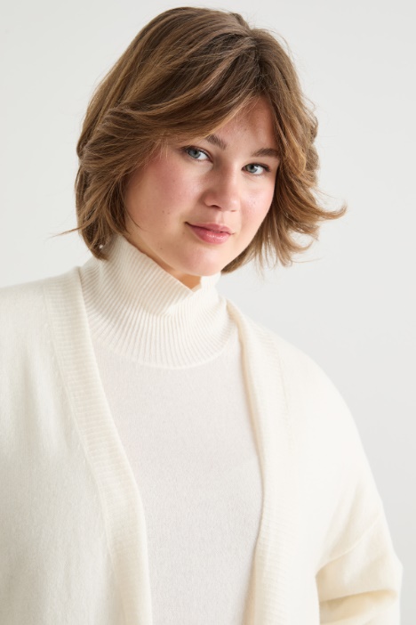 Cardigan con cintura