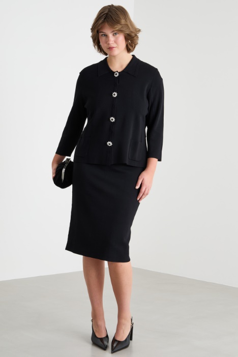 Three-quarter-sleeve cardigan Intrend