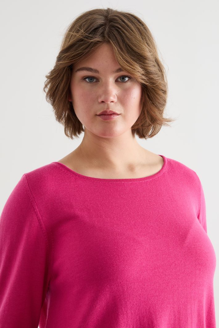 Oversized jumper with slits Intrend - 3