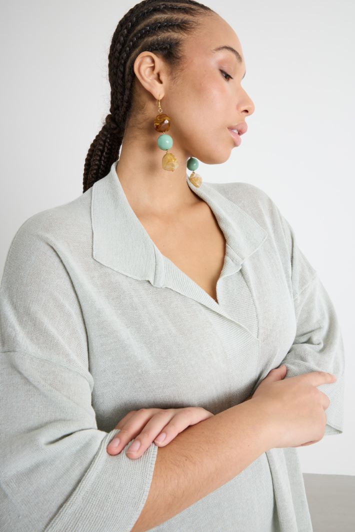 Maglia con colletto a polo Intrend - 3