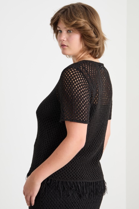 Maglia traforata a rete