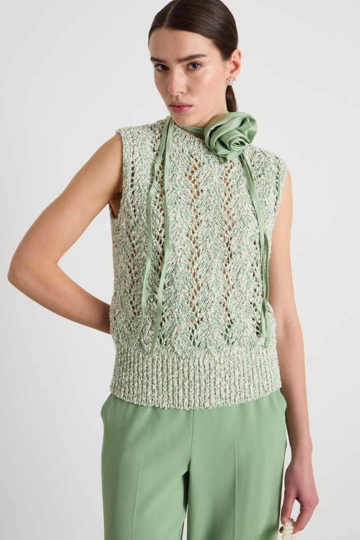 Cable-knit vest Intrend - 2