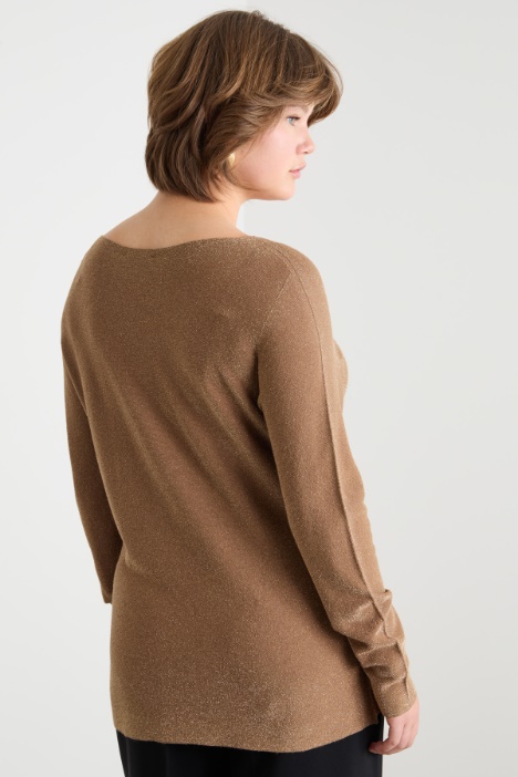 Maglia in filato laminato