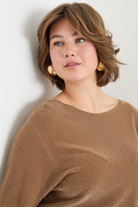 Maglia in filato laminato