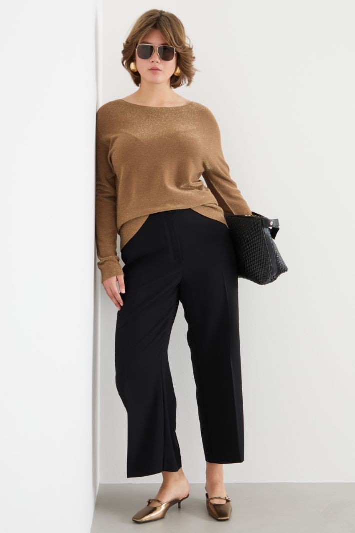 Metallic-yarn jumper Intrend