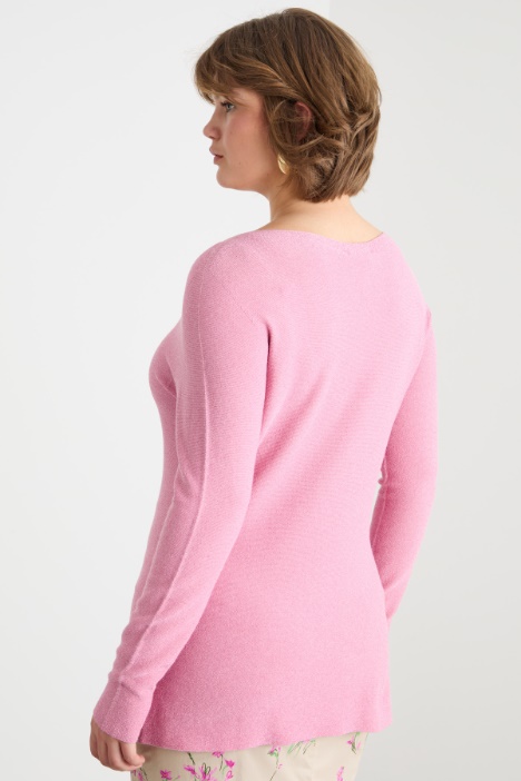 Maglia in filato laminato