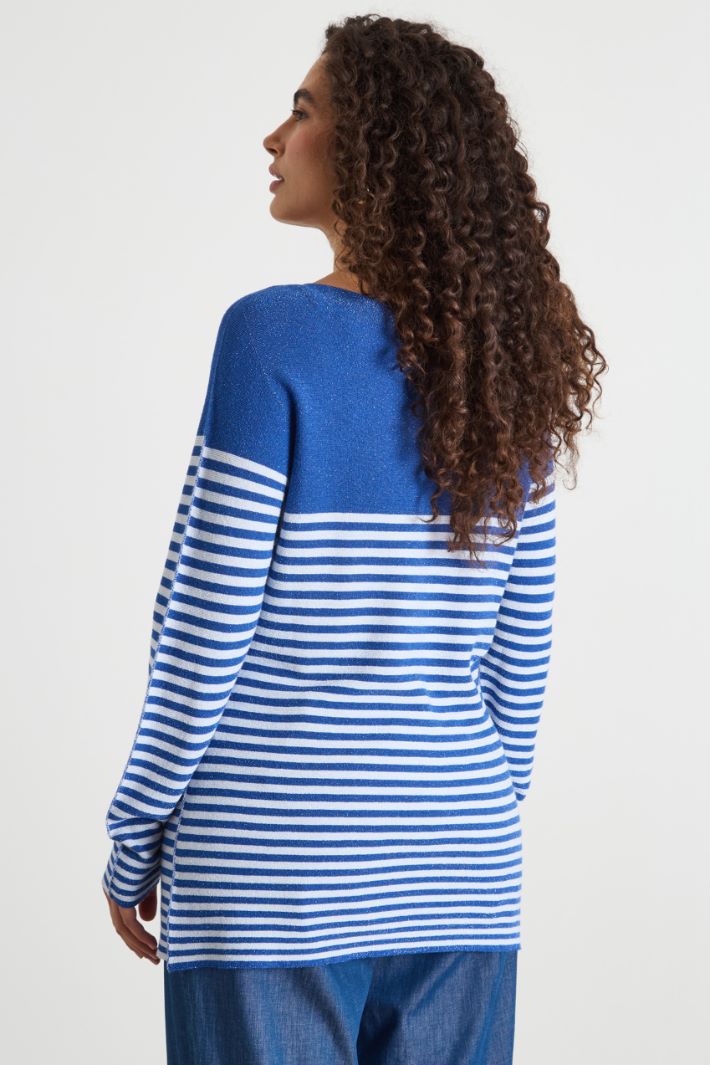 Metallic-yarn jumper Intrend - 4