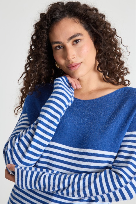 Maglia in filato laminato