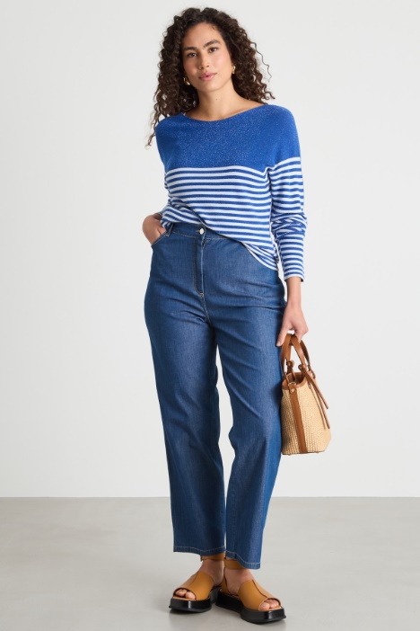 Metallic-yarn jumper Intrend