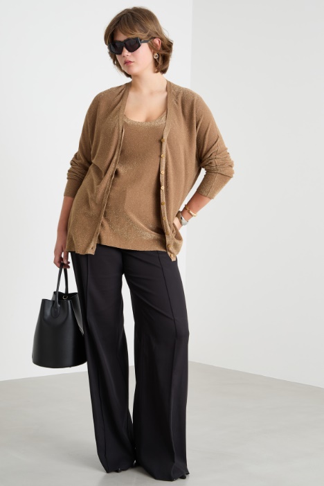 Metallic twin-set Intrend