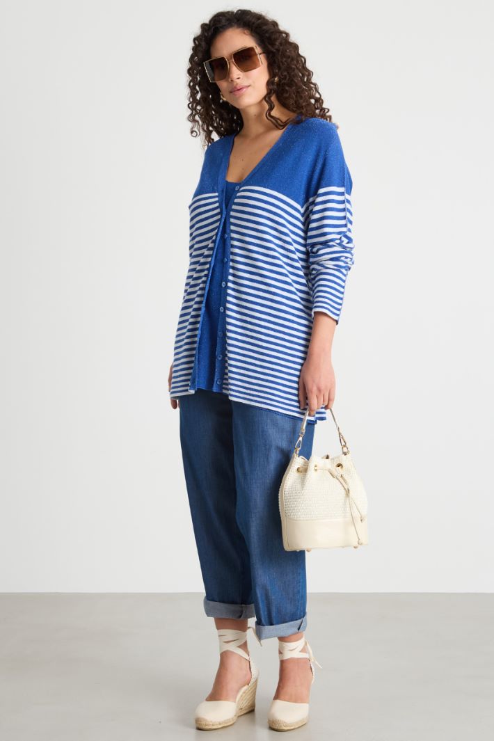 Metallic twin-set Intrend