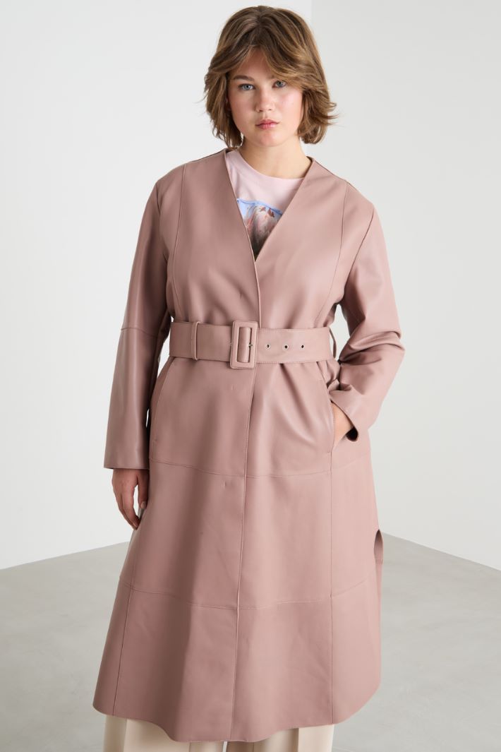 Belted duster coat Intrend - 3