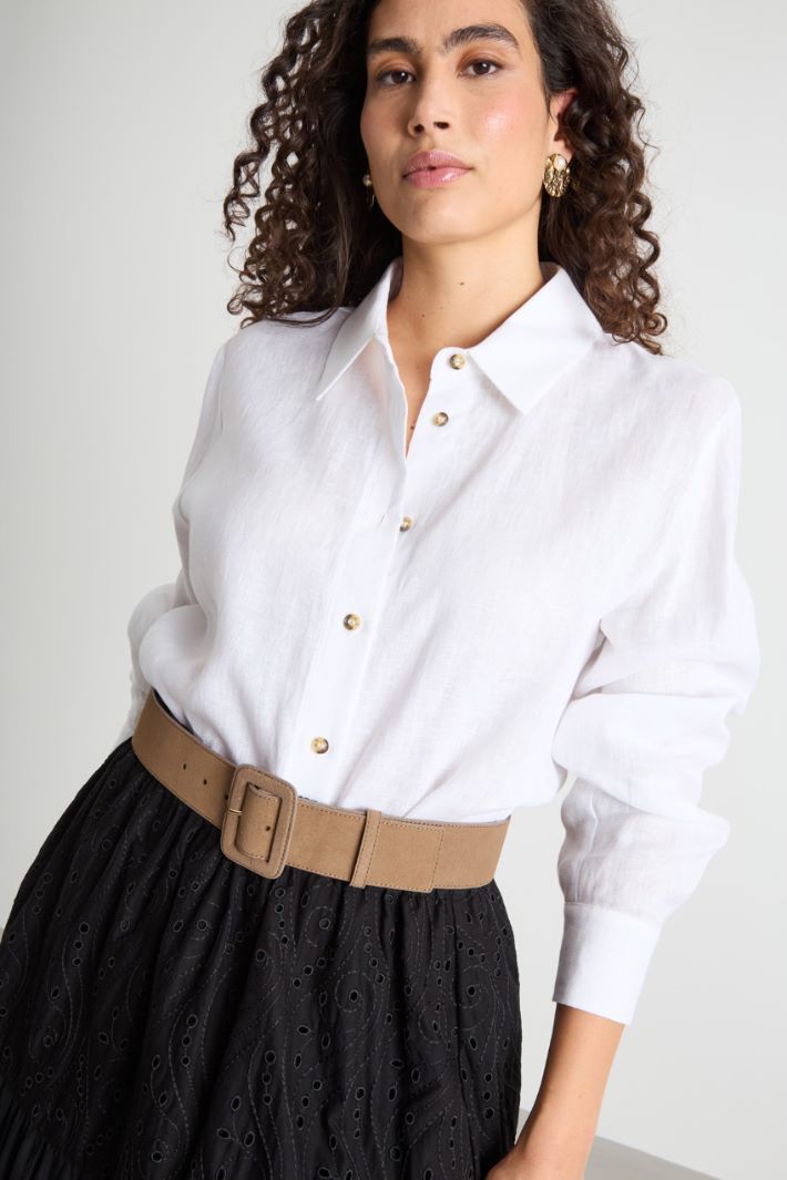 Cintura in pelle scamosciata Intrend - 3