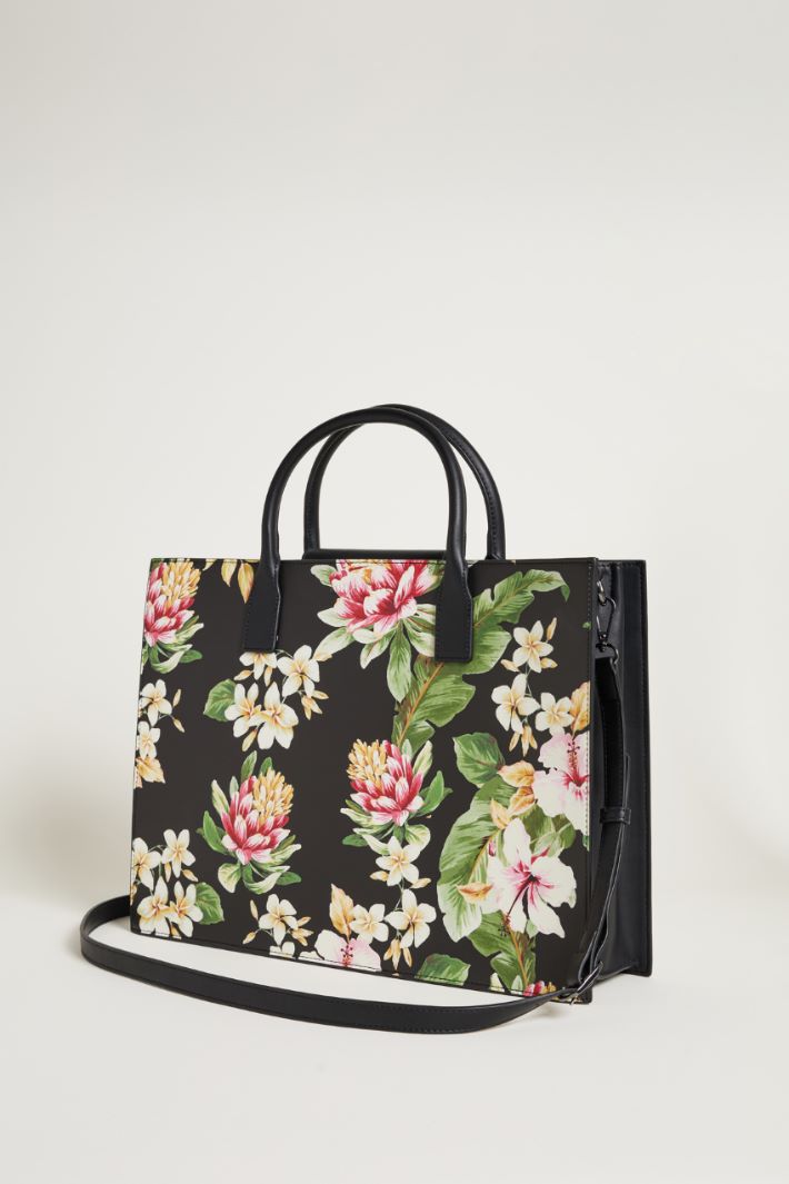 Coated fabric tote bag Intrend - 2