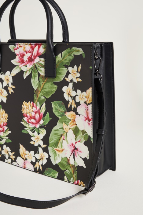 Bolso tote de tejido revestido