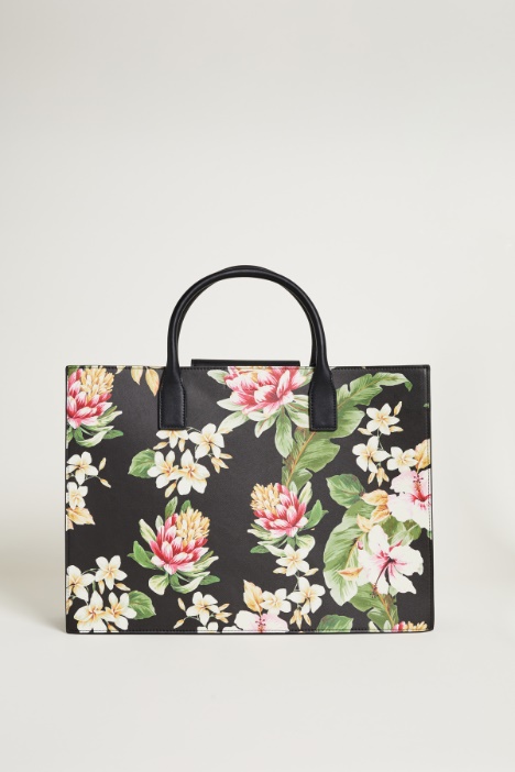 Coated fabric tote bag Intrend