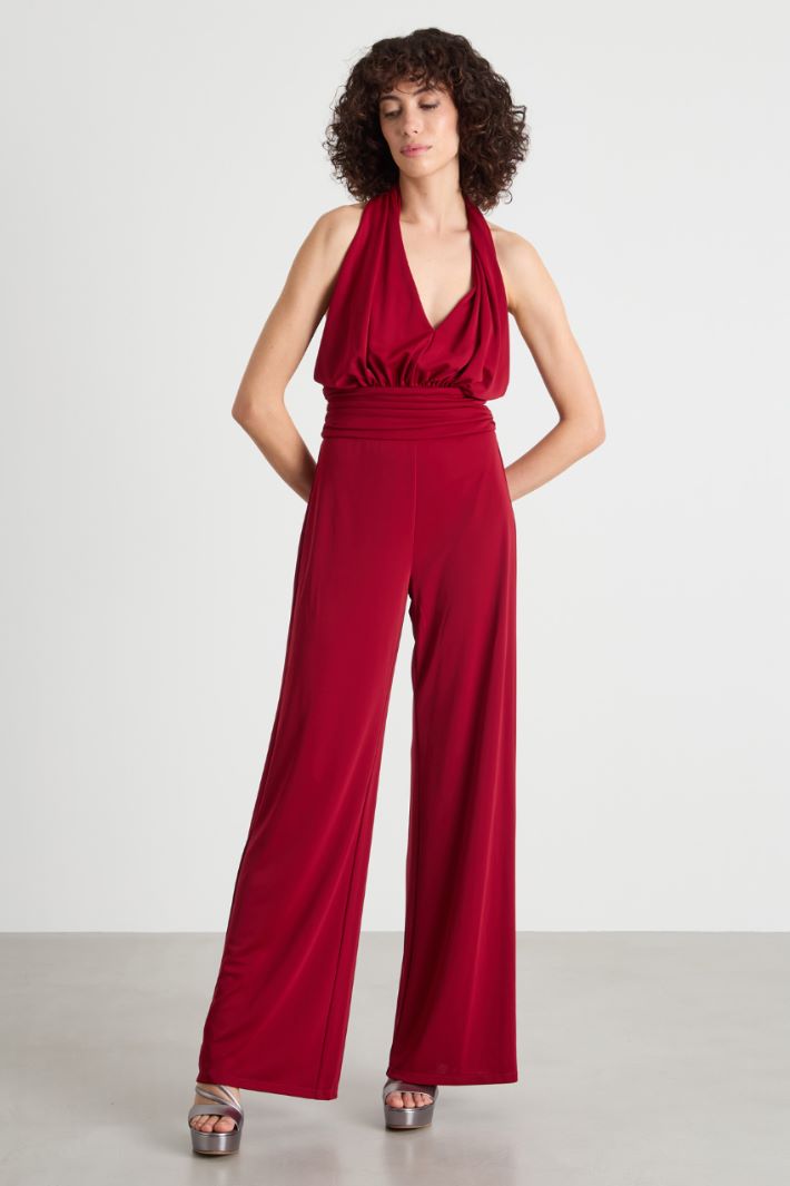 Fluid stretch jersey jumpsuit Intrend - 2