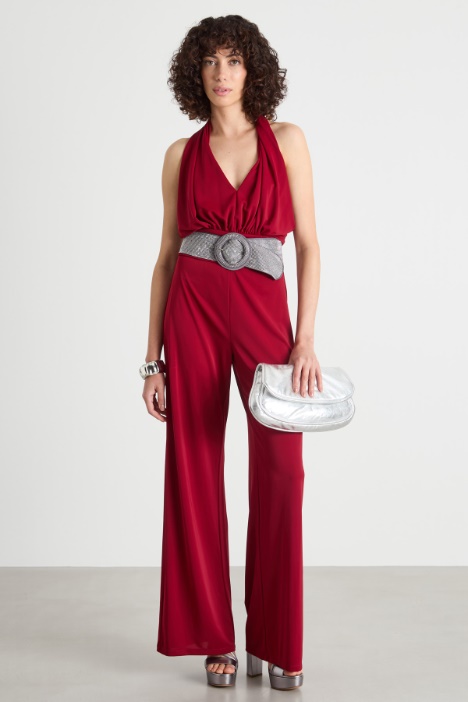 Fluid stretch jersey jumpsuit Intrend