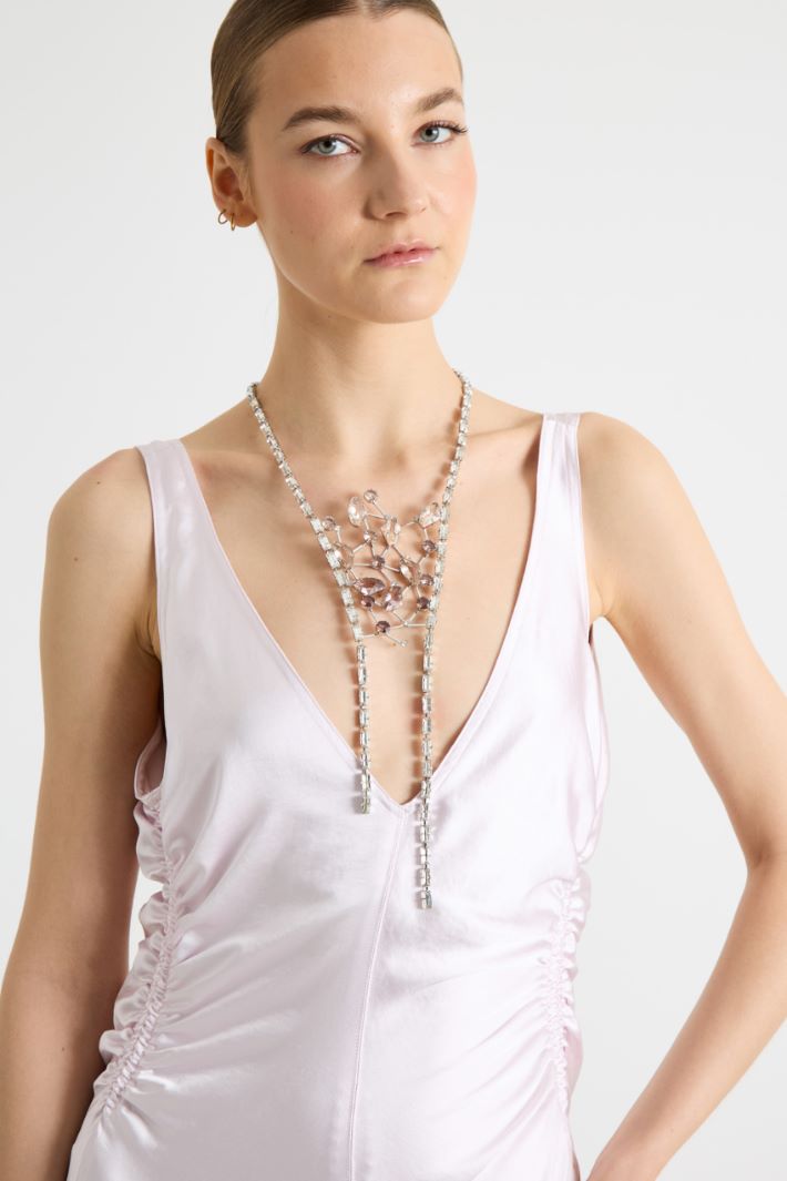 Collana con strass Intrend - 3