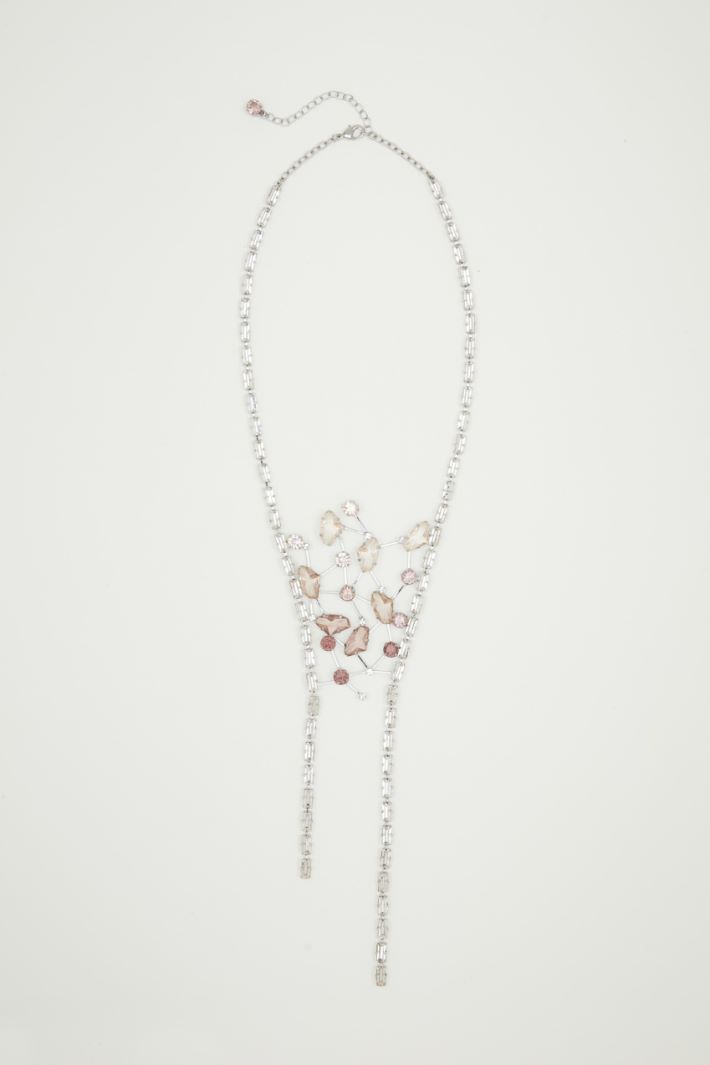 Collana con strass Intrend