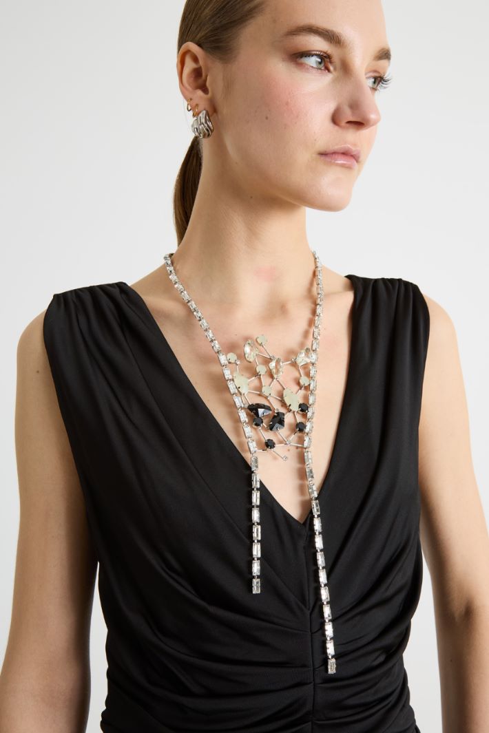 Collana con strass Intrend - 3