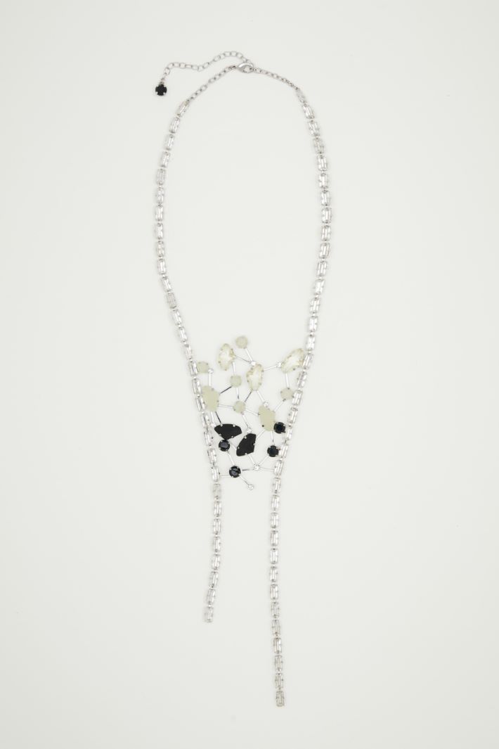 Collana con strass Intrend