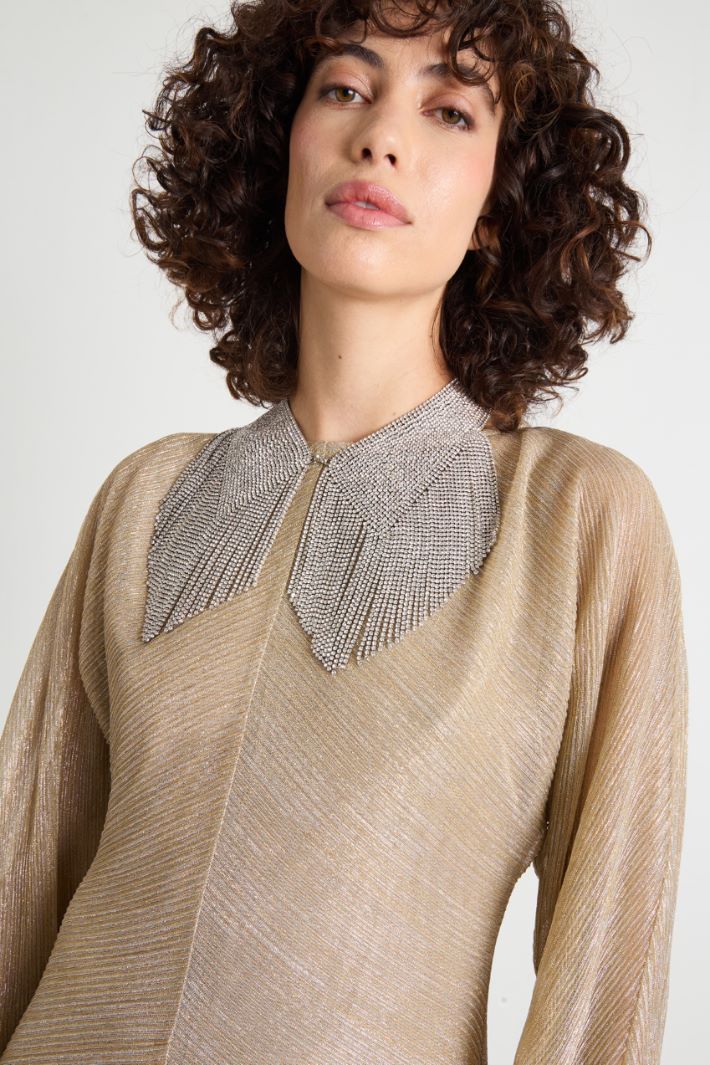 Rhinestone pavé collar Intrend - 3