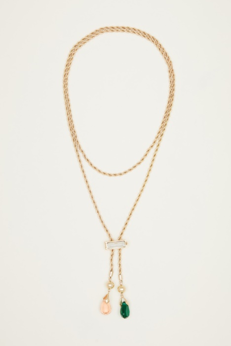 Collar ajustable con pedrería