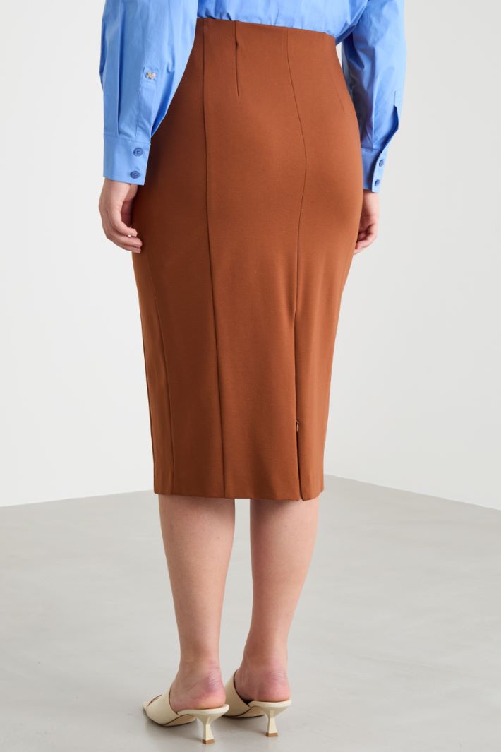 Jersey pencil skirt Intrend - 4