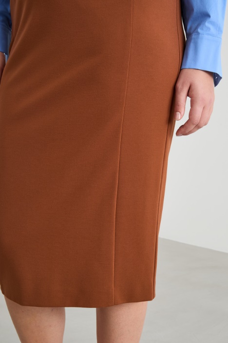 Gonna a tubino in jersey