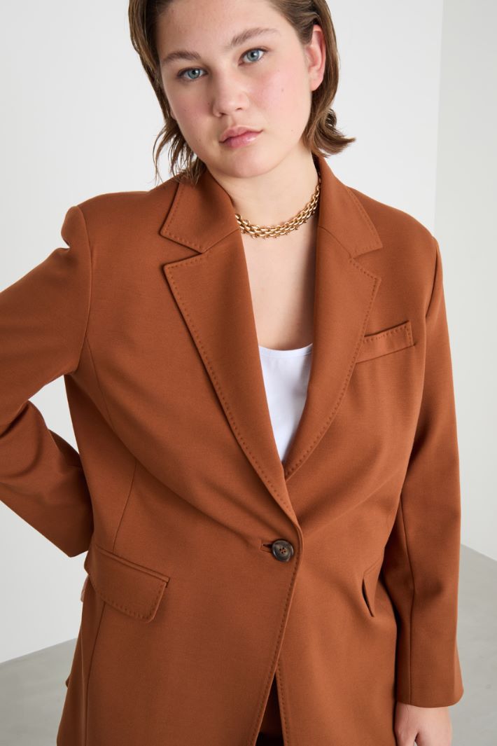 Blazer de jersey con un solo botón Intrend - 3